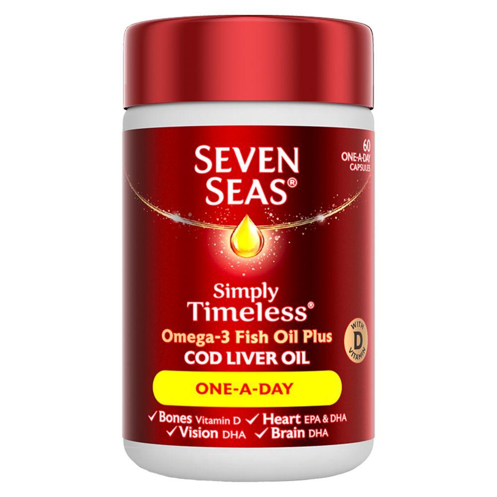 Simply Timeless Cod Liver Oil One-A-Day - 60 Capsules