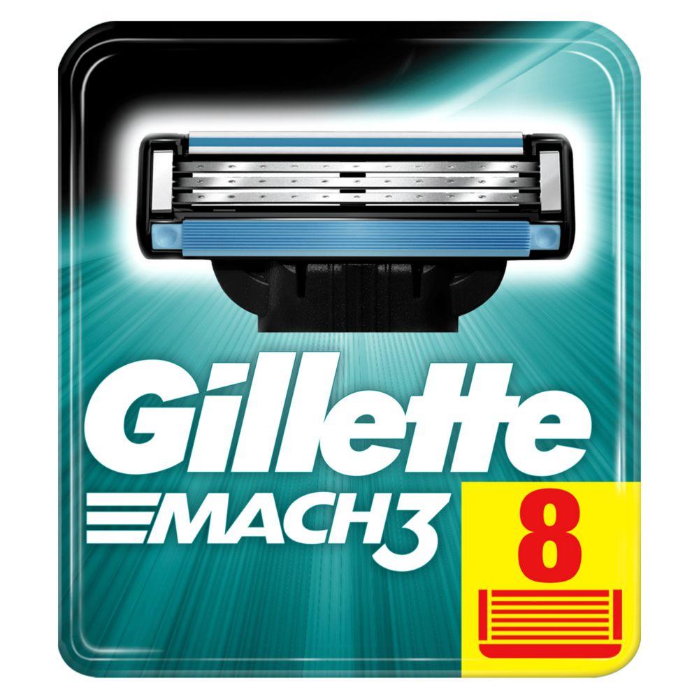 Mach 3 Razors For Men 8 Razor Blades Refills