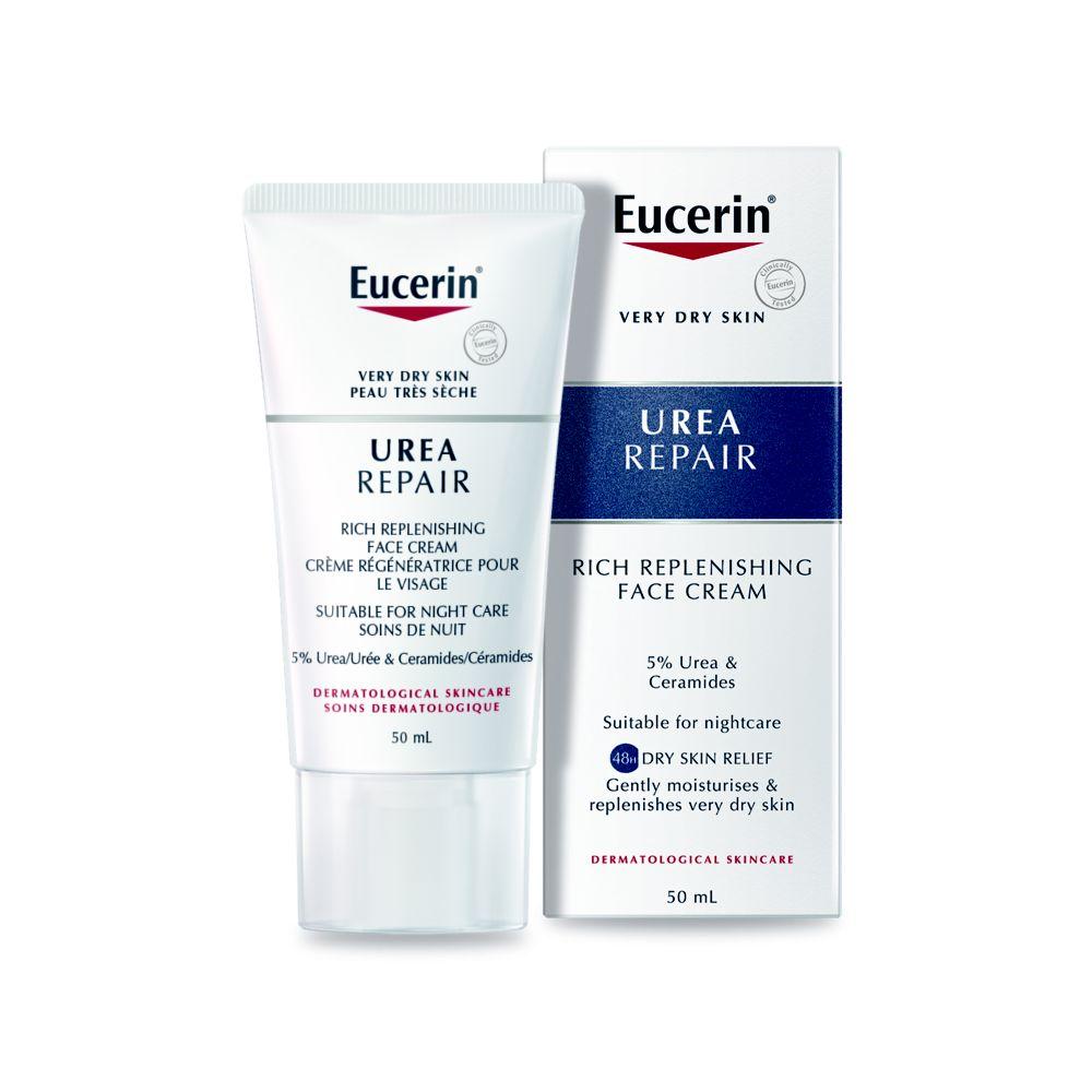 Dry Skin Replenishing Face Cream Night 5% Urea With Lactate 50Ml