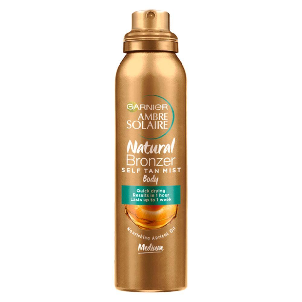 Natural Bronzer Quick Drying Medium Self Tan Body Mist 150Ml