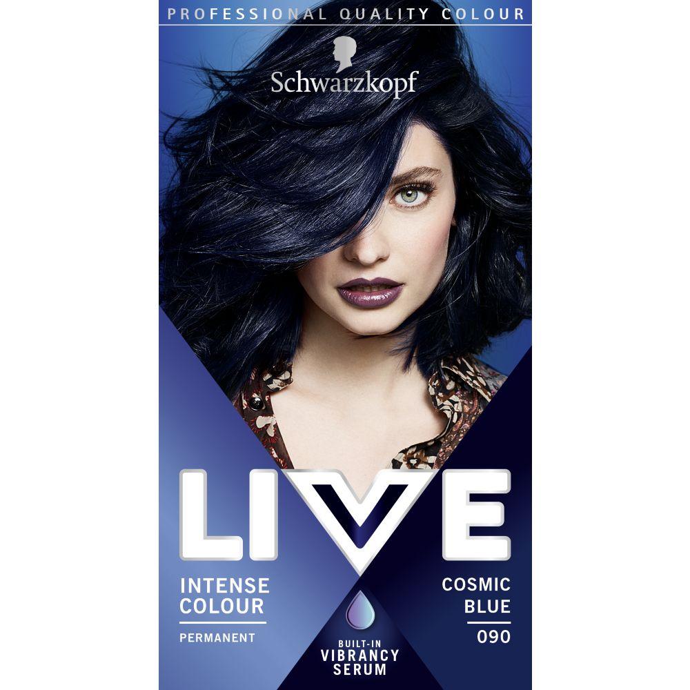 Live Cosmic Blue 090 Permanent Hair Dye