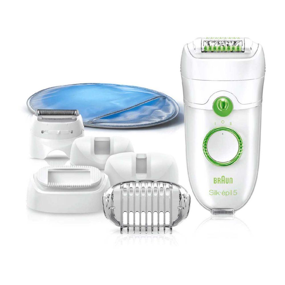 Silk-Épil 5 Power 5780 Epilator With 7 Extras