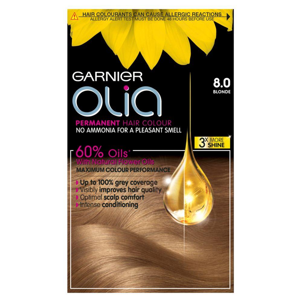 Olia 8.0 Blonde No Ammonia Permanent Hair Dye