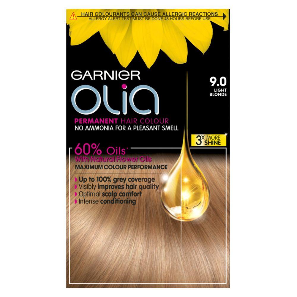 Olia 9.0 Light Blonde No Ammonia Permanent Hair Dye