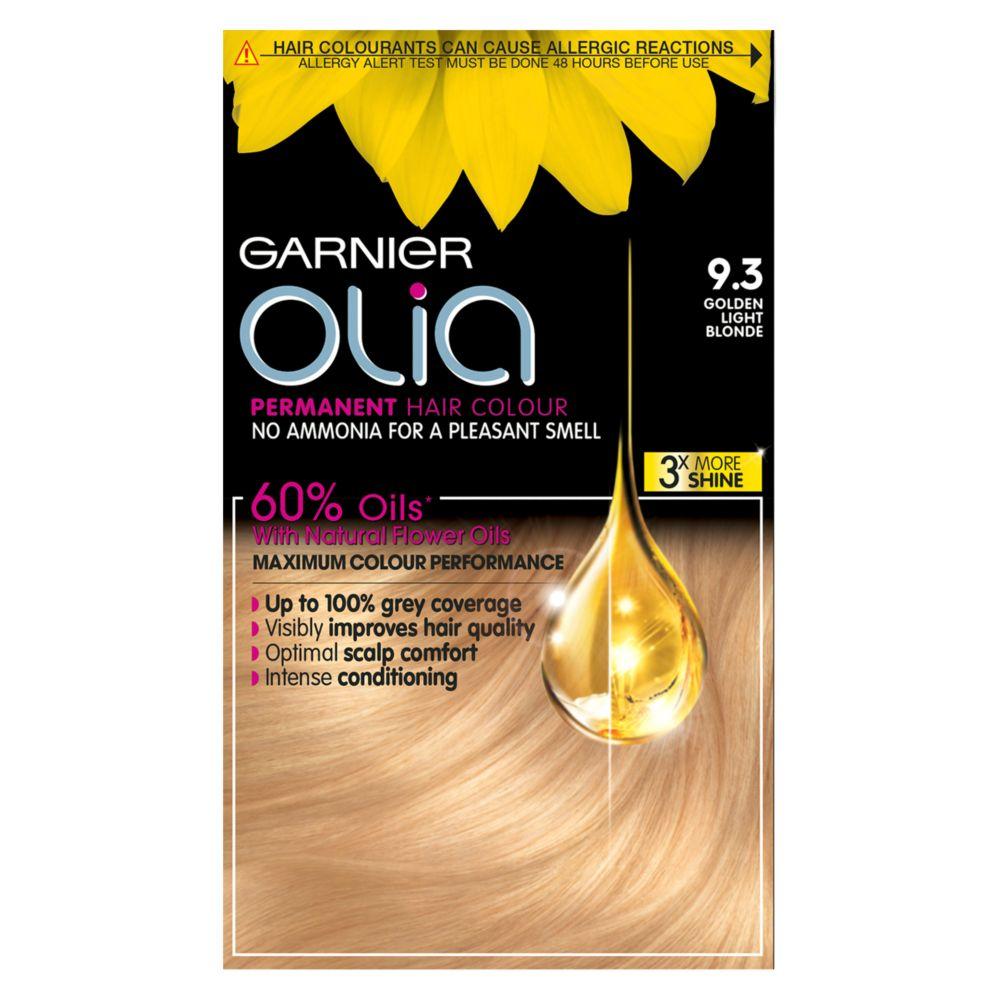Olia 9.3 Golden Light Blonde No Ammonia Permanent Hair Dye