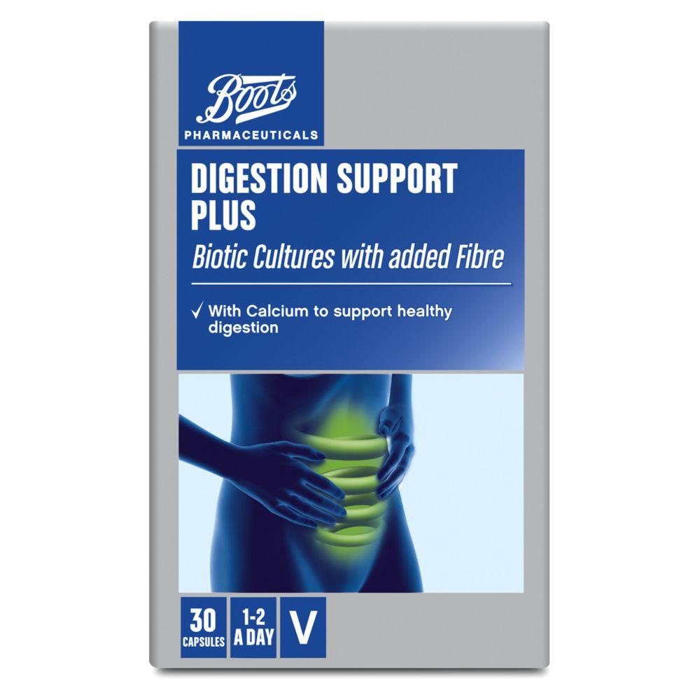 Digestion Support Biotic Cultures + Calcium - 30 Capsules