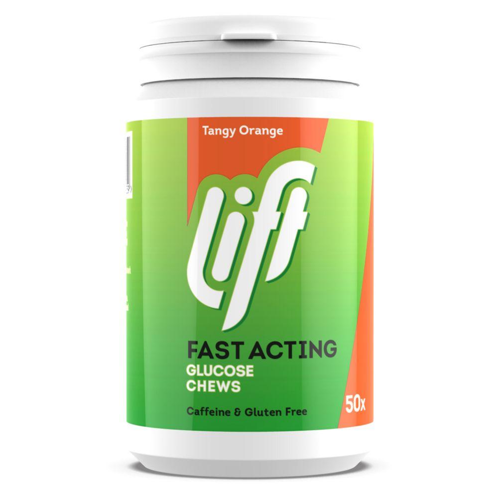 Glucose Tablets Tangy Orange - 50 Tablets