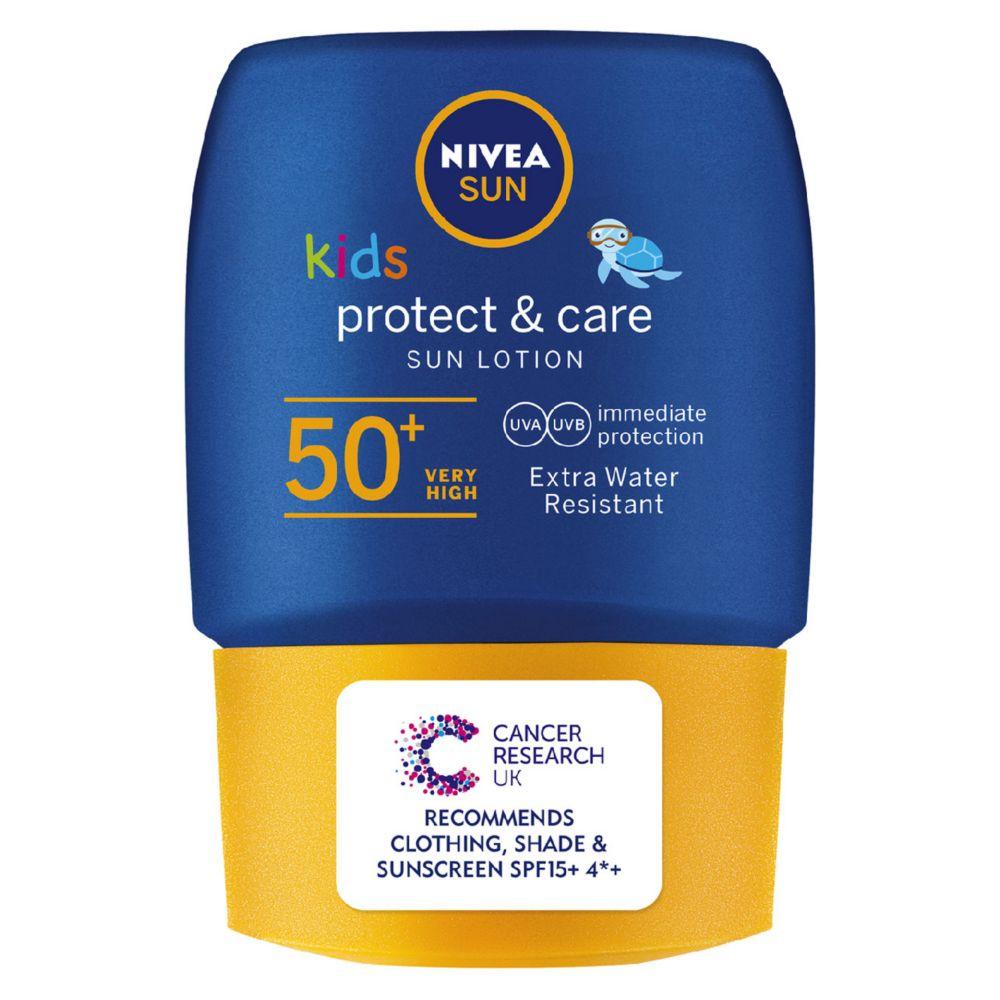 Sun Kids Suncream Pocket Size Lotion Spf 50+, Protect & Moisture, 50Ml