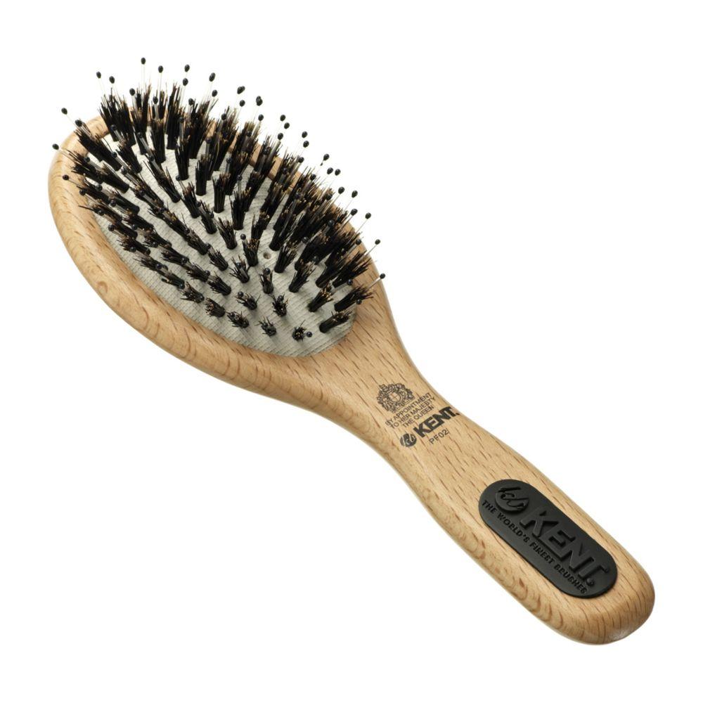 Brushes Perfect For - Small Natural Bristle And Nylon Paddle Brush Pf02