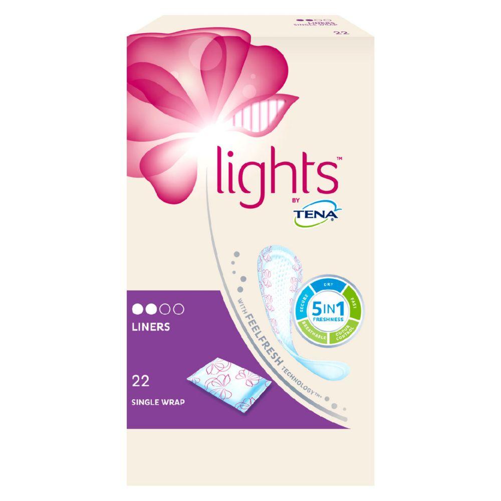 Incontinence Liners Single Wrap - 22 Pack