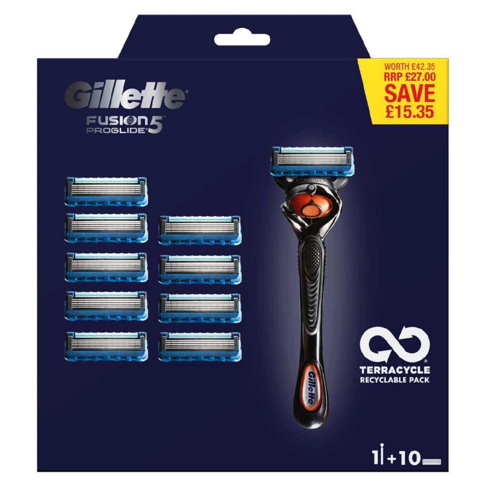 Fusion5 Proglide Razor + Blades 9Pk