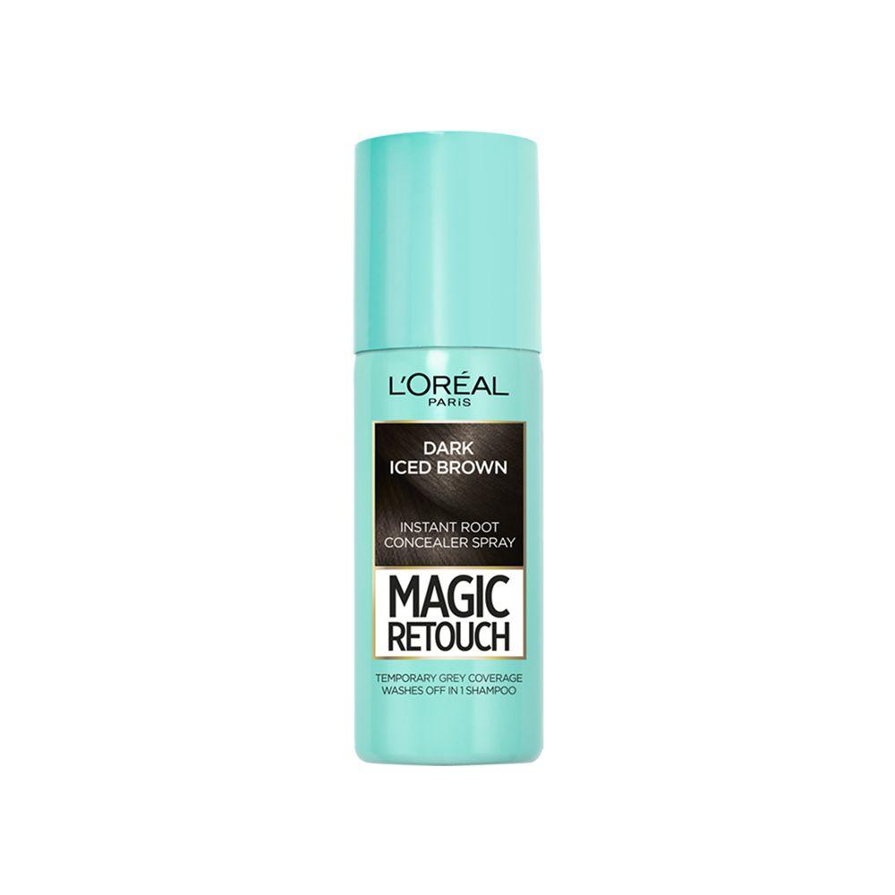 Dark Iced Brown Root Touch Up