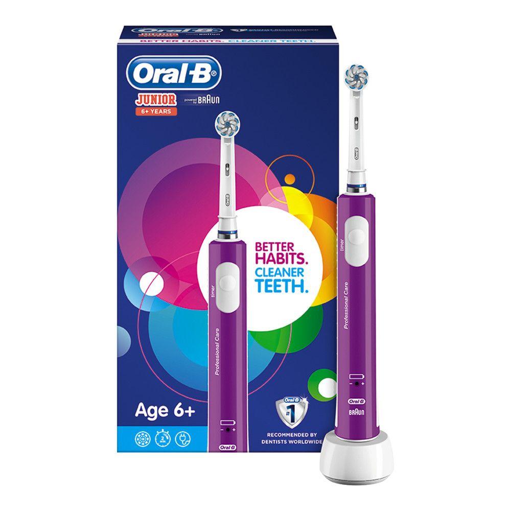 Junior Electric Toothbrush For Children Aged 6+ In Purple