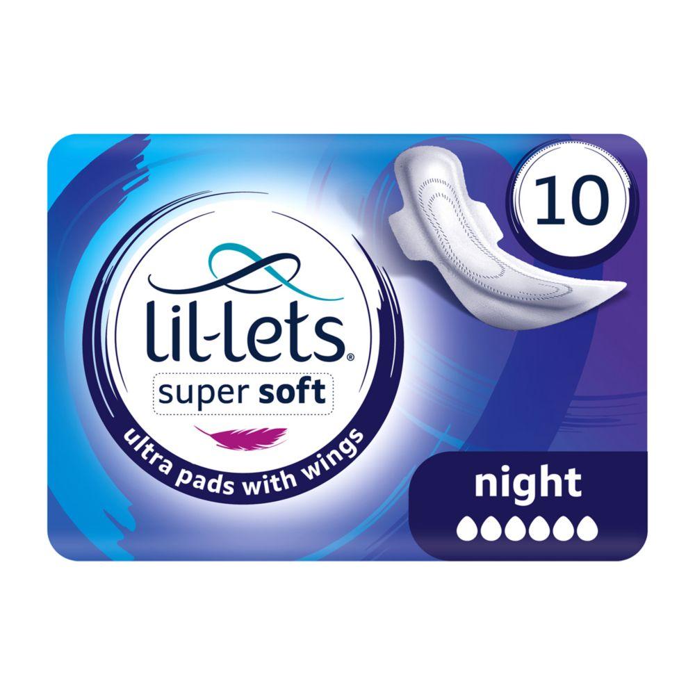 Super Soft Sanitary Towels (Ultra-Thin) “ Night “ 10 Pack