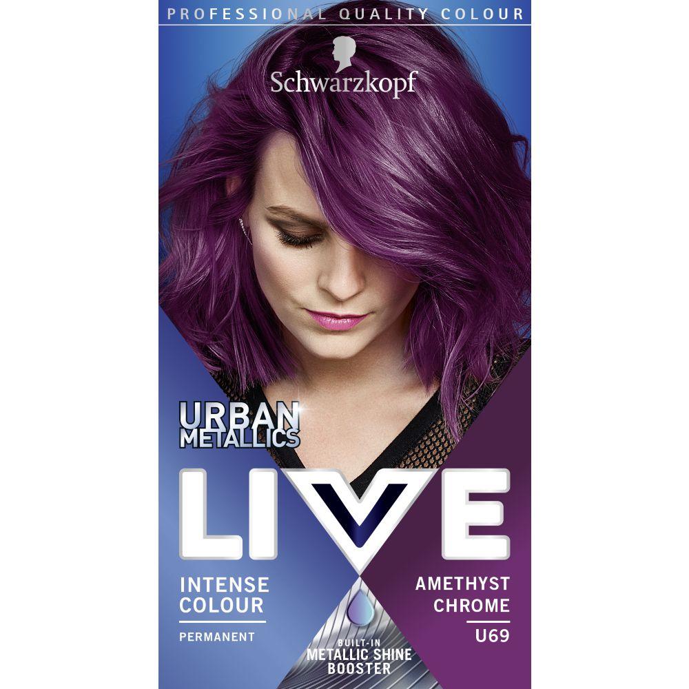 Live Amethyst Chrome U69 Permanent Hair Dye