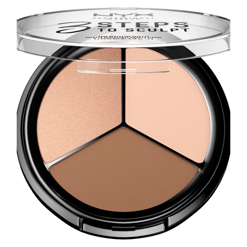 3 Steps To Sculpt Face Sculpting Palette