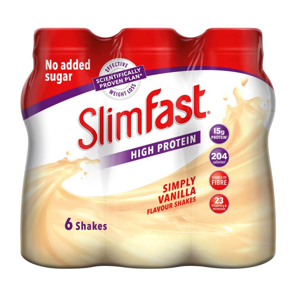 Simply Vanilla Milkshake - 6 X 325Ml (1.95L)