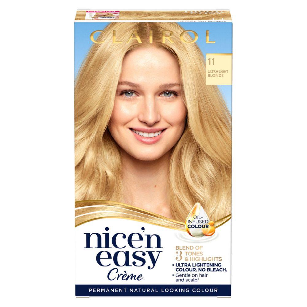 Nice N Easy Permanent Hair Dye 11 Ultra Light Blonde 177Ml