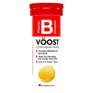 Vitamin B Complex Apricot Peach Flavour 10 Efferevescents