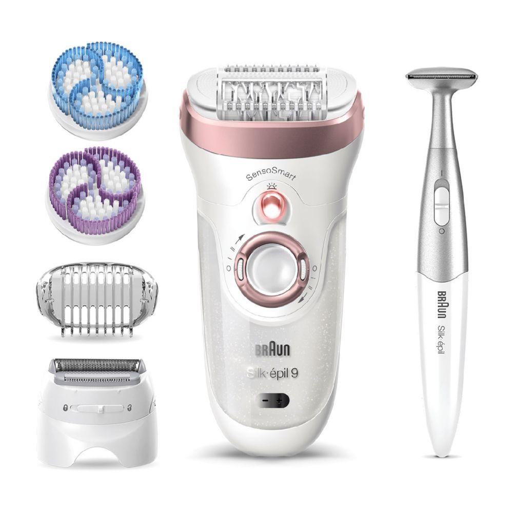 Silk-Épil 9-980 Epilator For Long-Lasting Hair Removal, Rose Gold