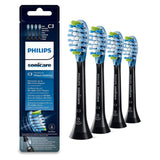Sonicare Premium Plaque Defence Brushsync Enabled Replacement Brush Heads - 4Pk Black Hx9044/17