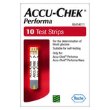 Performa 10 Test Strips