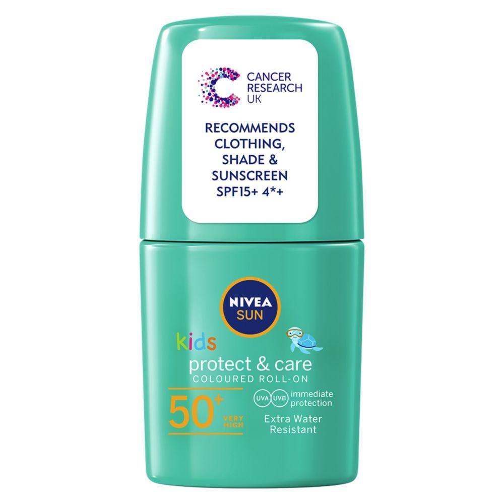 Sun Kids Sun Cream Green Coloured Roll-On Spf50+ 50Ml