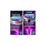 Intense Condoms And Gel Bundle