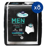 Men Night Pants Medium - 80 Pants (8 Pack Bundle)