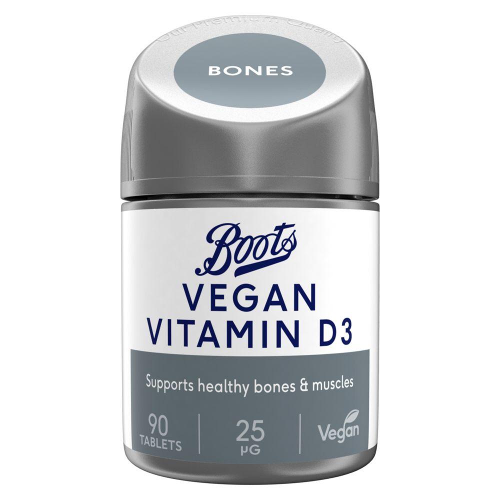 Vegan Vitamin D3 25Μg 90 Tablets (3 Month Supply)