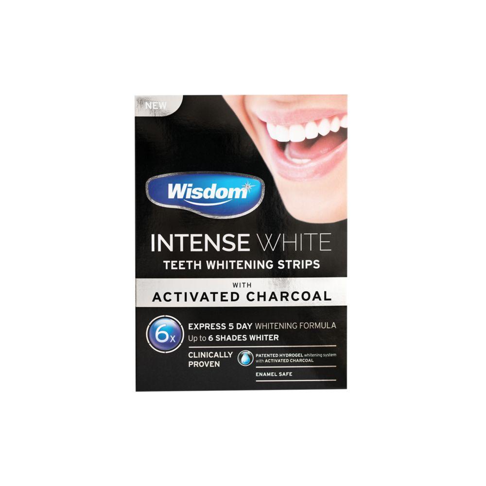 Intense White Charcoal Whitening Strips