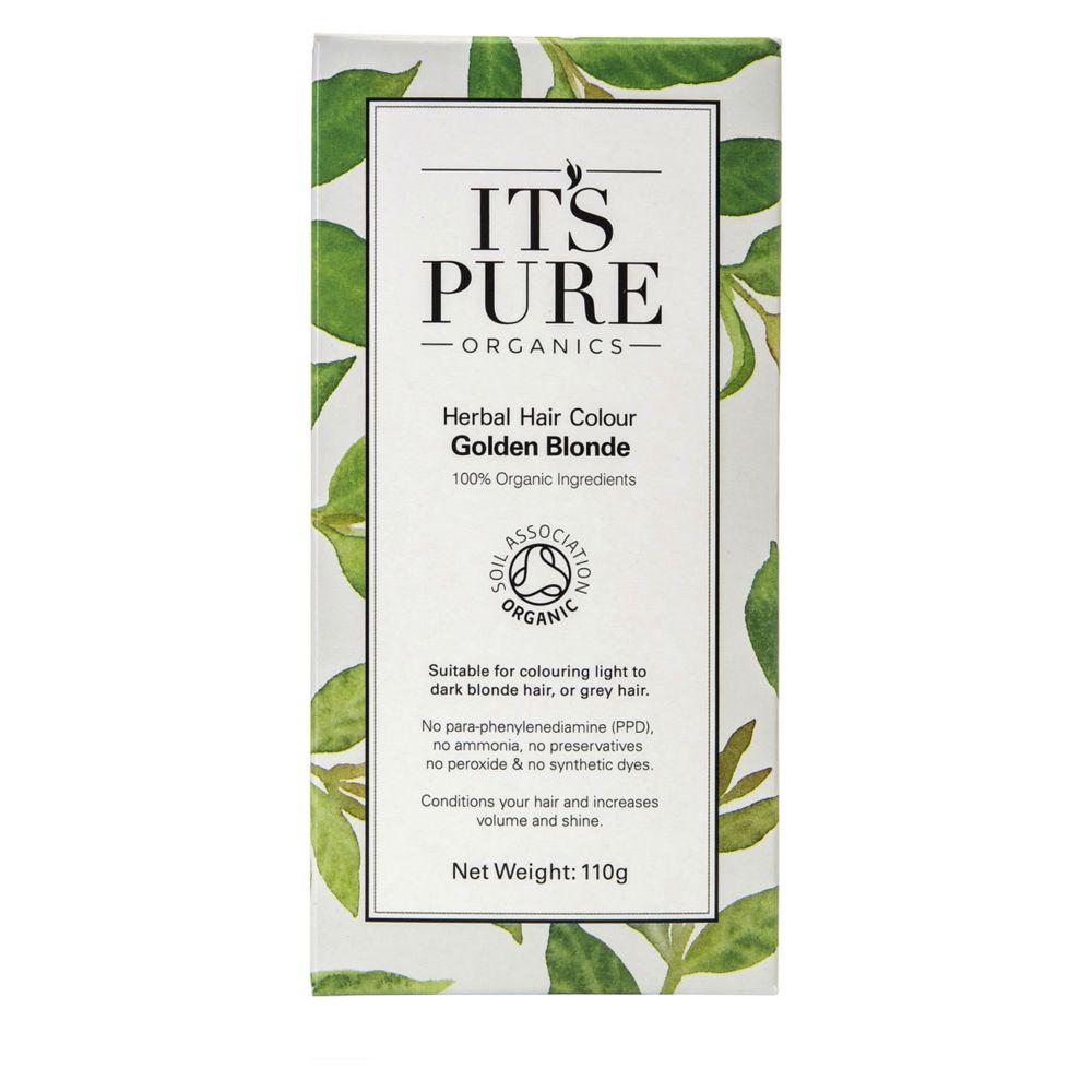 Organic Herbal Hair Colour Golden Blonde