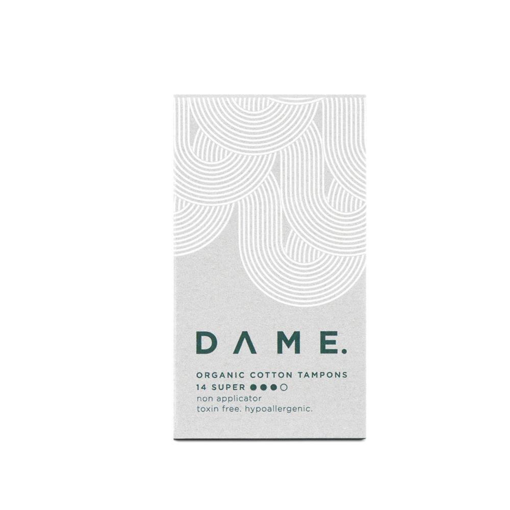 Organic Non-Applicator Super Tampons 14Ct