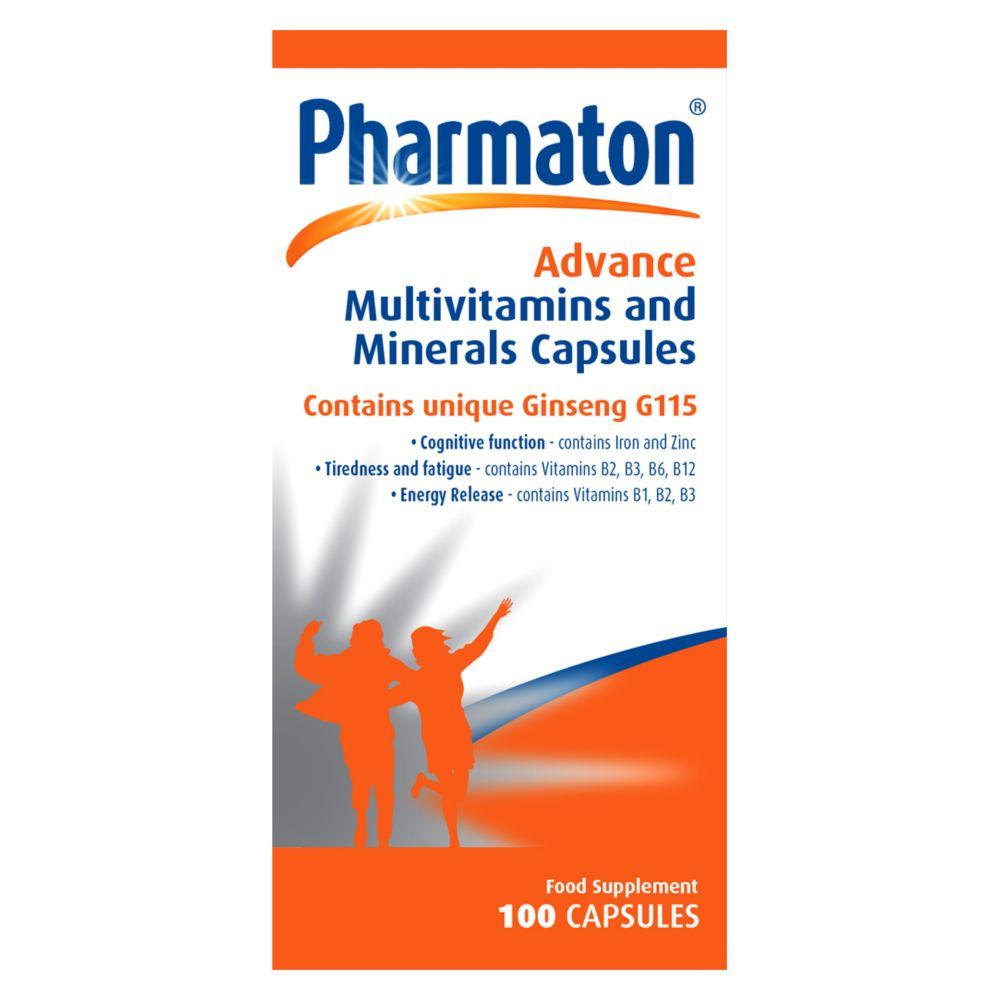 Advance Multivitamins And Minerals 100 Capsules