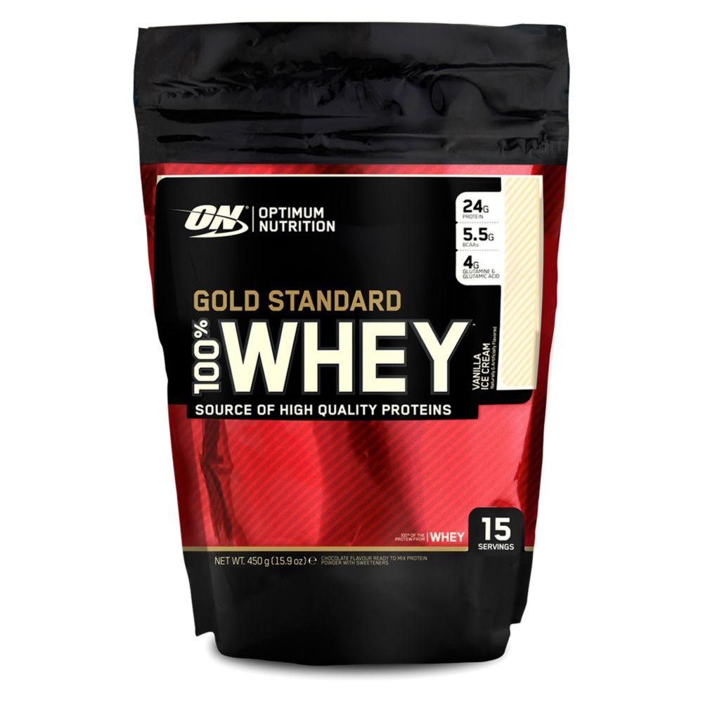 Gold Standard 100% Whey Vanilla Ice Cream Flavour - 450G