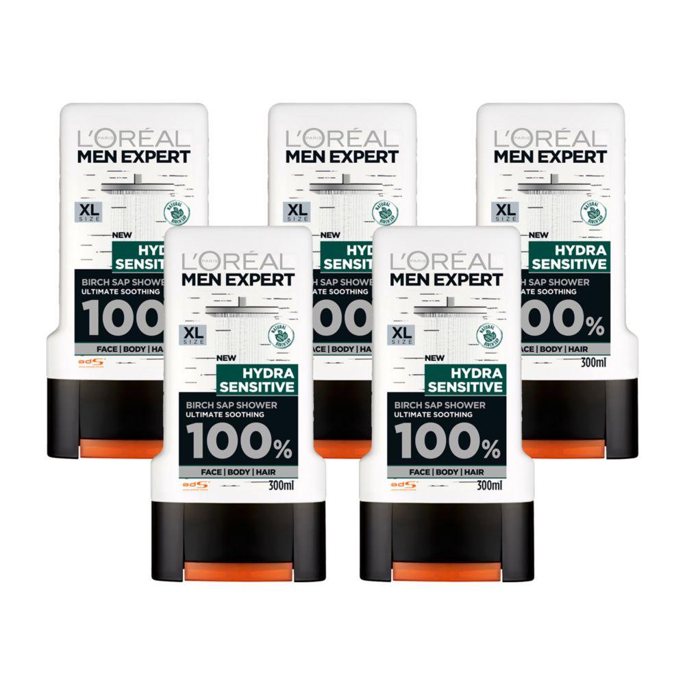 Hydra Sensitive Shower 300Ml 5 Pack Bundle