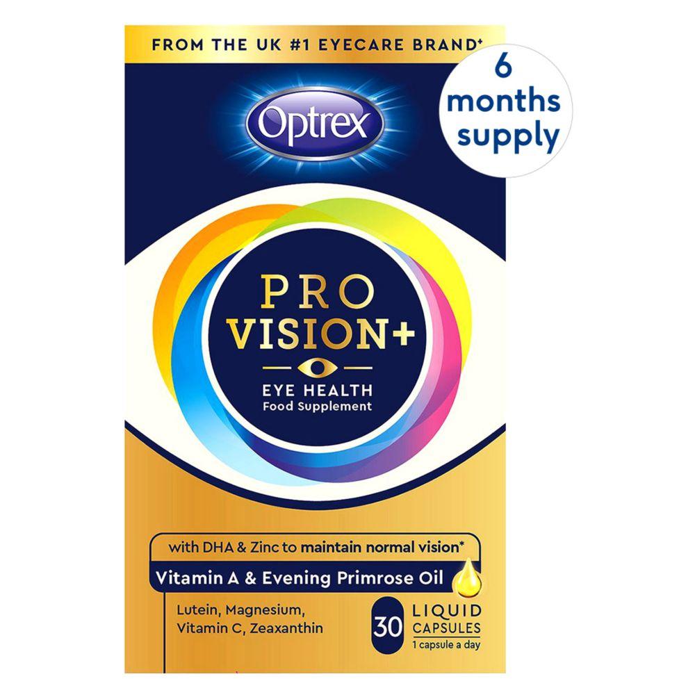 Optrex ProVision+ 6 Month Supply - 180 Liquid Capsules (6 pack bundle)