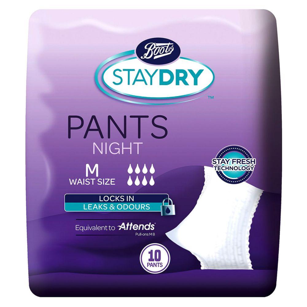 Staydry Night Pants (Sizes Small, Medium, Large, Xl)