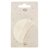 Marble Pearl Jaw Clip Cresent