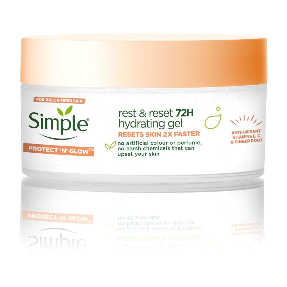 Simple Protect 'N' Glow Rest & Reset 72hr Hydrating Gel