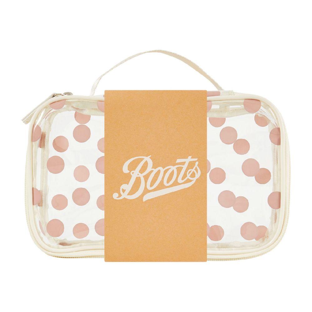 Clear Spotty Carry Case