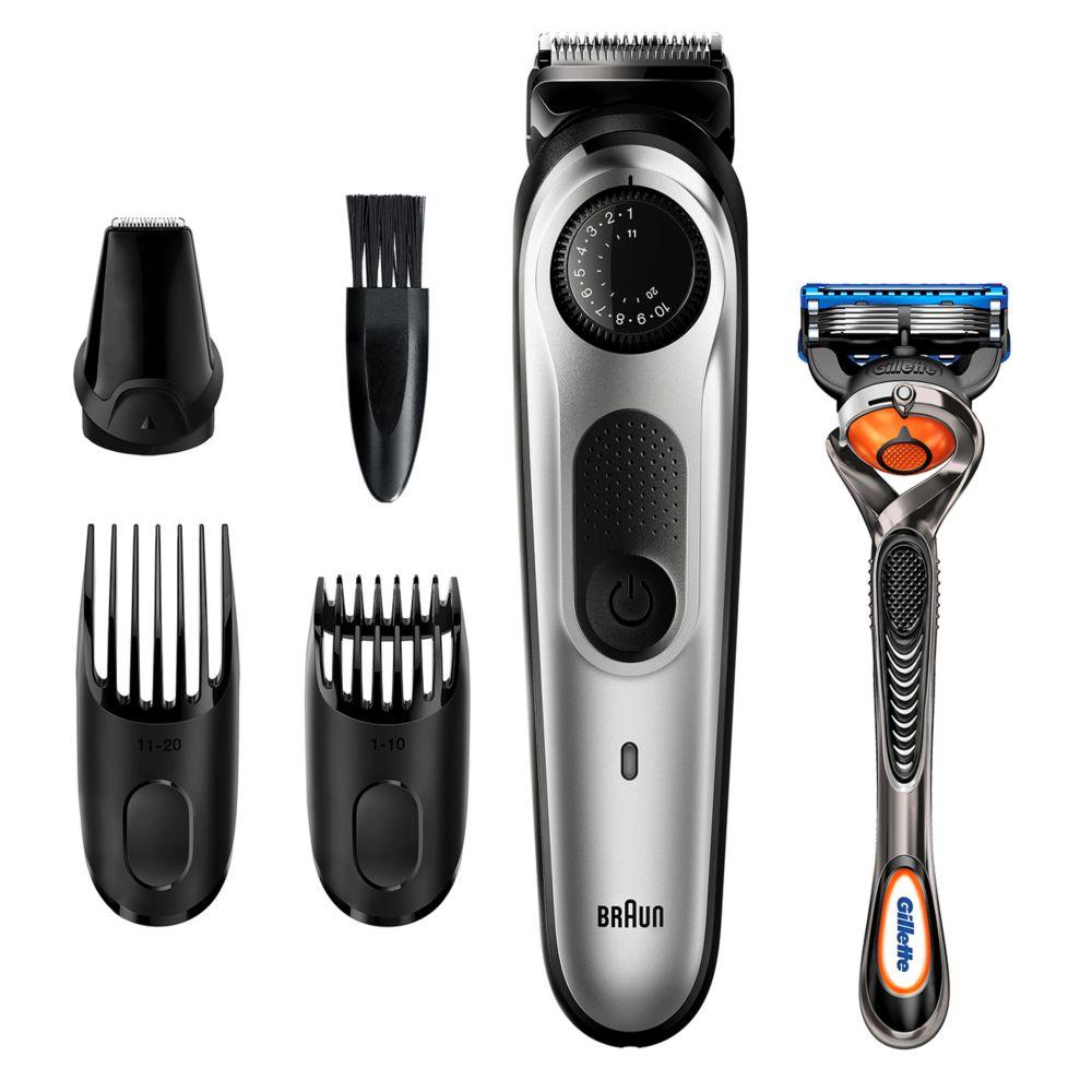 Beard Trimmer Bt5260 Men Beard Trimmer & Hair Clipper, 39 Length Settings, Black/Silver Metal