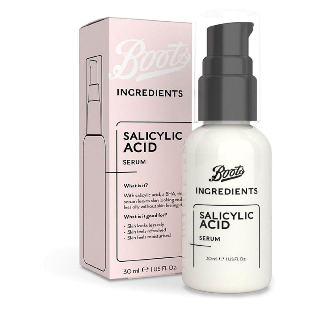 Boots Ingredients Salicylic Acid Serum 30ml