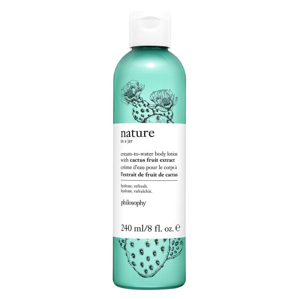 Nature In A Jar Cream-To-Water Body Lotion With Cactus Fruit Extract