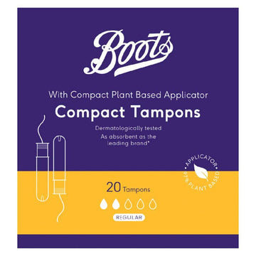Bio Compact Applicator Tampons Regular 20S