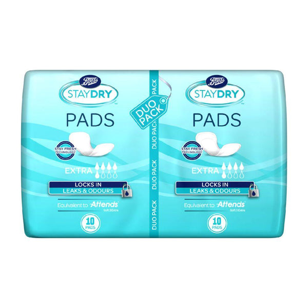 Boots Staydry Extra Pads Duos 20 Pads - Compare Prices & Where To