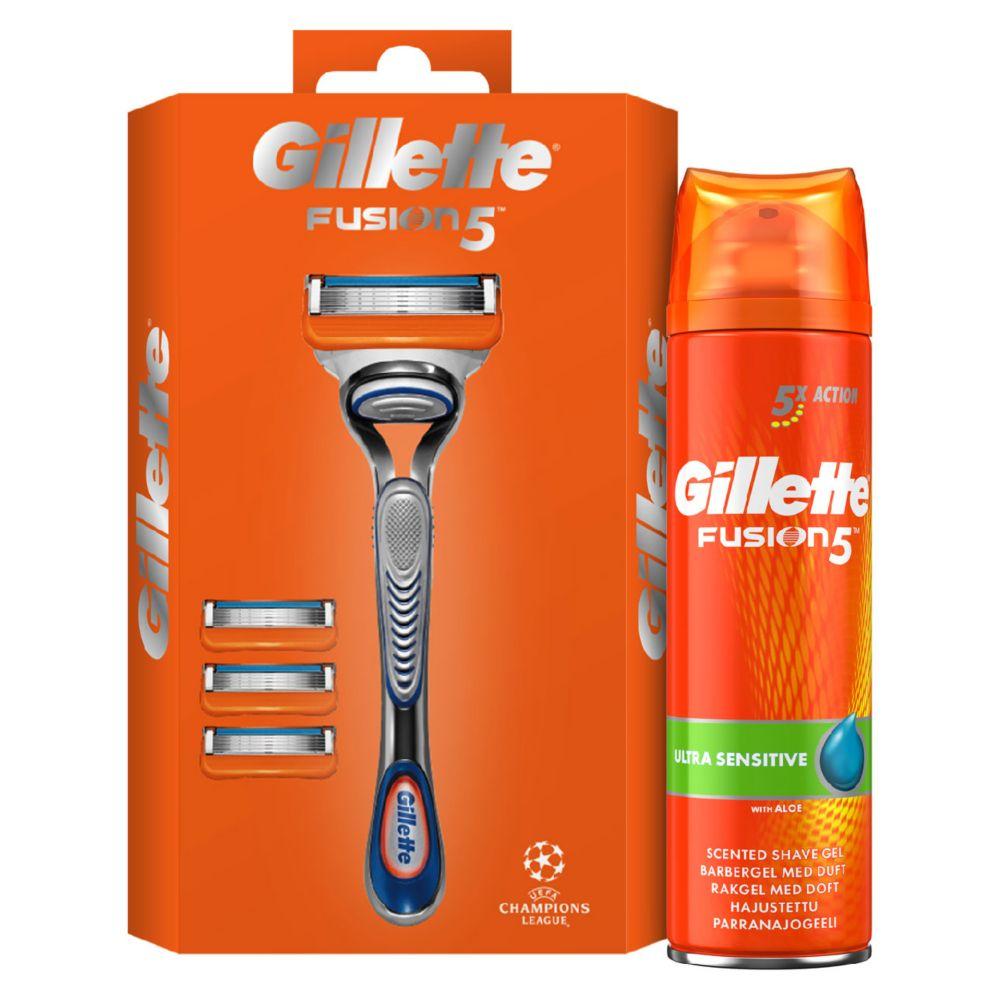 Fusion5 Starter Kit & Moisturising Shave Gel Bundle