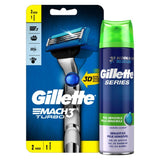 Mach3 Turbo 3D Razor & Sensitive Shaving Gel Bundle