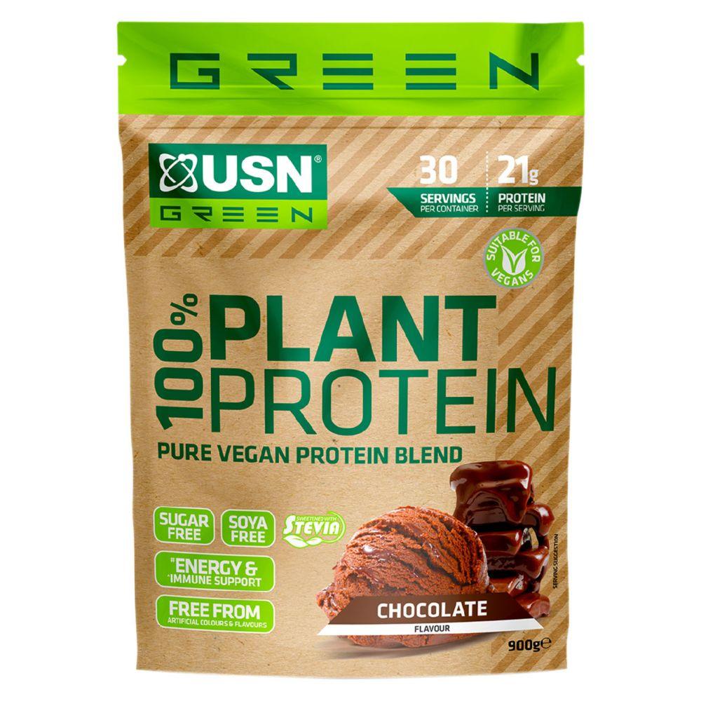 100% Vegan Plant Protein Powder Chocolate - 900G