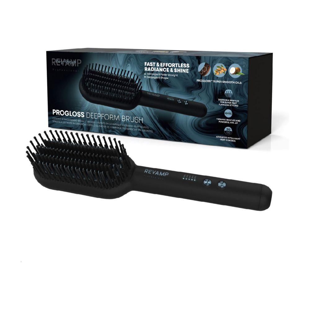 Progloss Deepform Ceramic Straightening Hair Brush